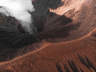 火山航空摄影